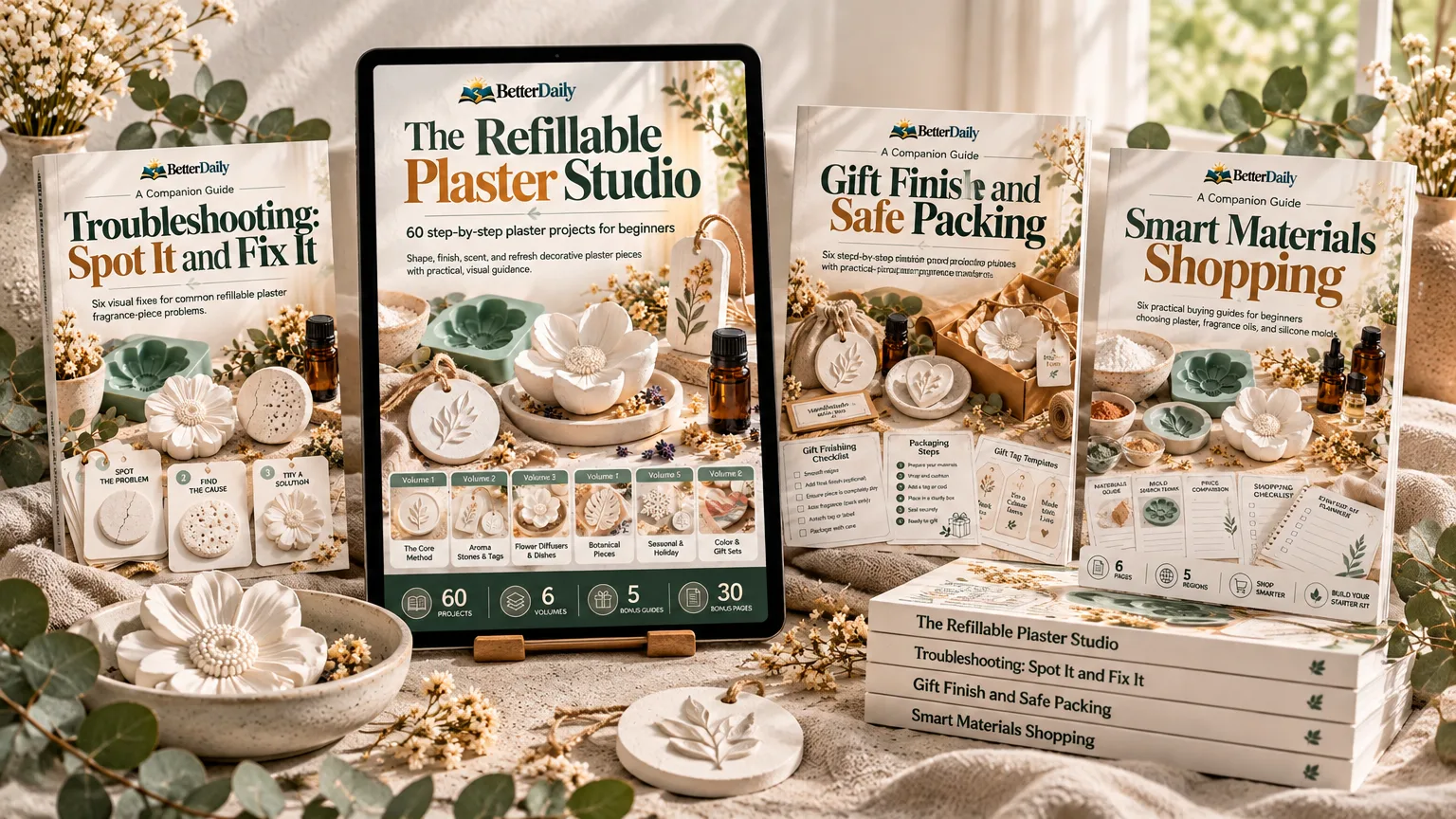 The Refillable Plaster Studio — 6 volumes plus 5 bonus guides